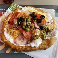   at Retró Lángos Budapest in Budapest