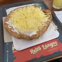 Vegan Basic Langos  at Retró Lángos Budapest in Budapest