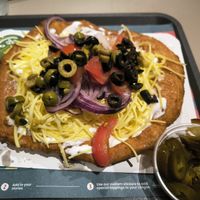 Langos vegano at Retró Lángos Budapest in Budapest