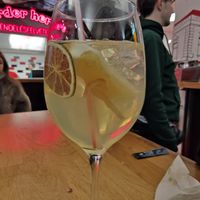 Limoncello Spritz at Retró Lángos Budapest in Budapest