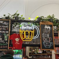 Bar at Retró Lángos Budapest in Budapest