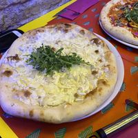 Pizza 3 quesos #Veganuary at Freedom Pizza in Madrid