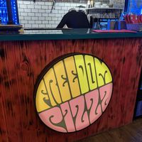 inside at Freedom Pizza in Madrid