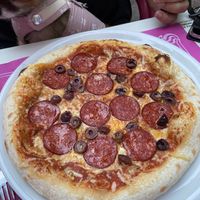 Pepperoni pizza 🍕   at Freedom Pizza in Madrid