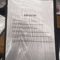 Vegan selection brought to table by request at The Boma in Alhaurin El Grande