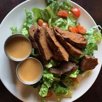 Seitan stake salad  at Black Woods Grill & Bar in Duluth