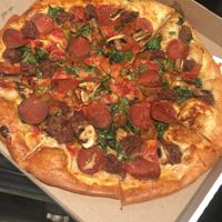   at Meek's Vegan Pizza in Houston