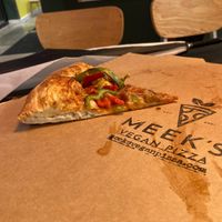   at Meek's Vegan Pizza in Houston