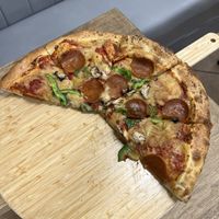   at Meek's Vegan Pizza in Houston