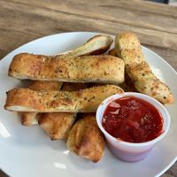 Breadsticks  at Meek's Vegan Pizza in Houston