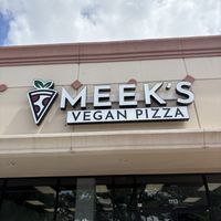   at Meek's Vegan Pizza in Houston