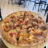   at Meek's Vegan Pizza in Houston