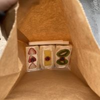   at Hatoya's Vegan Fruit Sandwiches in Tokyo