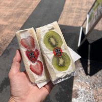   at Hatoya's Vegan Fruit Sandwiches in Tokyo
