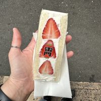   at Hatoya's Vegan Fruit Sandwiches in Tokyo