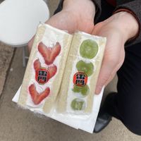   at Hatoya's Vegan Fruit Sandwiches in Tokyo