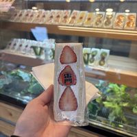   at Hatoya's Vegan Fruit Sandwiches in Tokyo