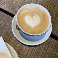 oat latte at Coffee Company in Delft