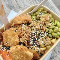 mixed box  at Kim's Korean Food Fusion in East London