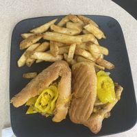 Philly cheesesteak   at Vegan Eats and Treats Cafe in Glen Rock