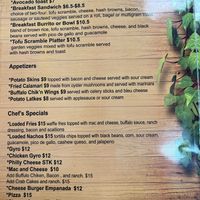   at Vegan Eats and Treats Cafe in Glen Rock