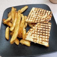 Chicken parm panini  at Vegan Eats and Treats Cafe in Glen Rock