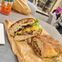 Vegan self chosen ciabata at The Submarine - Maybe closed in Valletta