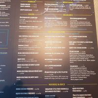 Vegan options at Master Restaurant in Newcastle Upon Tyne