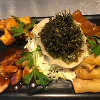 Starter platter for 2, came at same time as mains  at Master Restaurant in Newcastle Upon Tyne