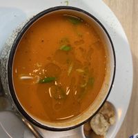 Bean soup  at La plăcinte in Bucharest