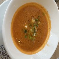 Cream bean soup  at La plăcinte in Bucharest