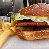 Really tasty burger   at Oliva Grill in Krk