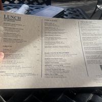Menu  at The Nose Dive in Greenville
