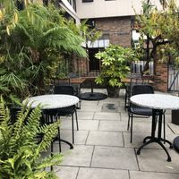 Outside seating  at Khai Khai in Newcastle Upon Tyne