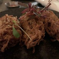 Onion and samphire bhaji #Veganuary at Khai Khai in Newcastle Upon Tyne