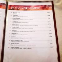 Vegetarian/vegan dishes  at Indian Punjabi Restaurante in Viana Do Castelo