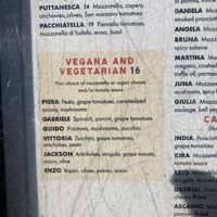 And vegan pizza options  at Garage Buona Forchetta in Coronado