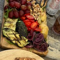 Tagliere vegana with focaccia & house made fig jam  at Garage Buona Forchetta in Coronado