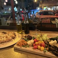 Garlic Focaccia & Tagilere Vegano  at Garage Buona Forchetta in Coronado