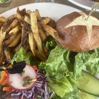 Burger 🍔   at Bistro la Chasse-Pinte in Lanse-saint-jean