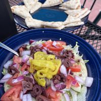 Mezze platter  at Pitas In Paradise in Gunnison