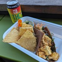 Thai raw wrap at Mama Roots in Duluth