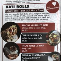 The Bombay cholla roll is the vegan roll/wrap here at The Ruby in Braintree