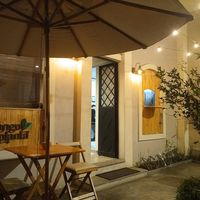 Atmospheric outdoor area at Rango de Planta - Comida Vegana in Curitiba