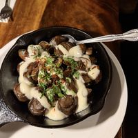 Roasted Cremini Mushrooms  at Olea Mediterranean Taverna in Brooklyn
