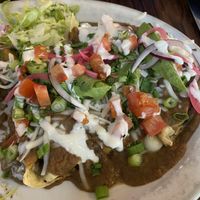 Tepary Bean Enfrijoladas last night were so delicious ! at El Torero in Tucson