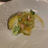 Sous vide radish sashimi at Sueño in Dayton