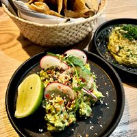 The 5-star guac and chips!   at Sueño in Dayton