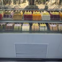 Clearly marked vegan popsicles at Iraia Zapore in Bilbao