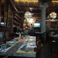 Blick auf den Steinofen at Organic Pizza & Food in Milan